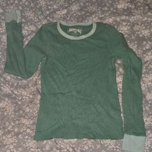 American Eagle Outfitters Green Long Sleeve Top